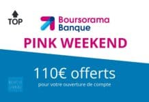L’offre PINK Weekend chez Boursorama Banque offre-pink-weekend-boursorama