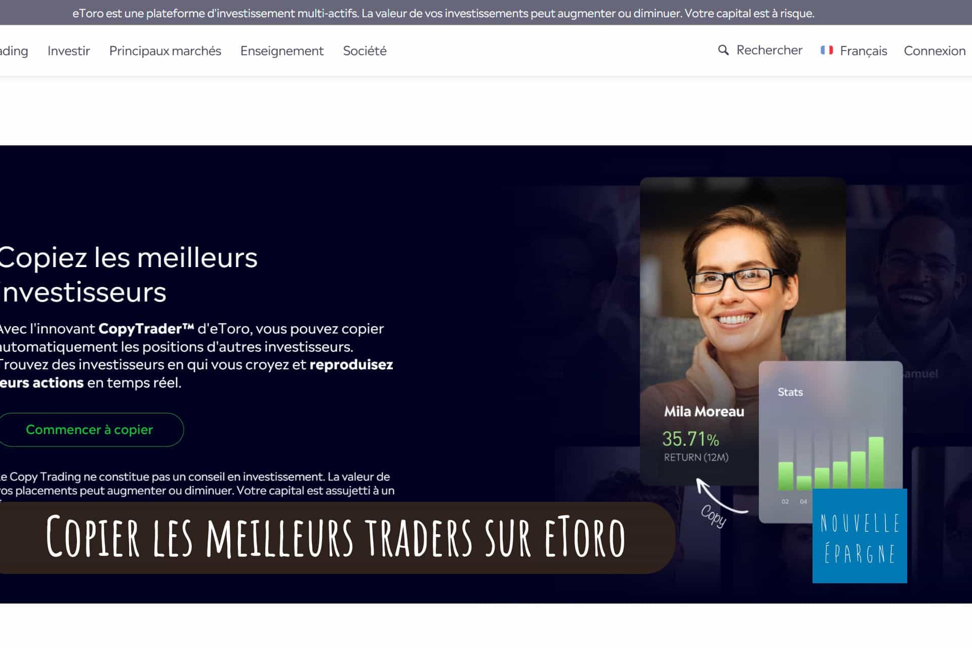 Copier les meilleurs traders sur eToro