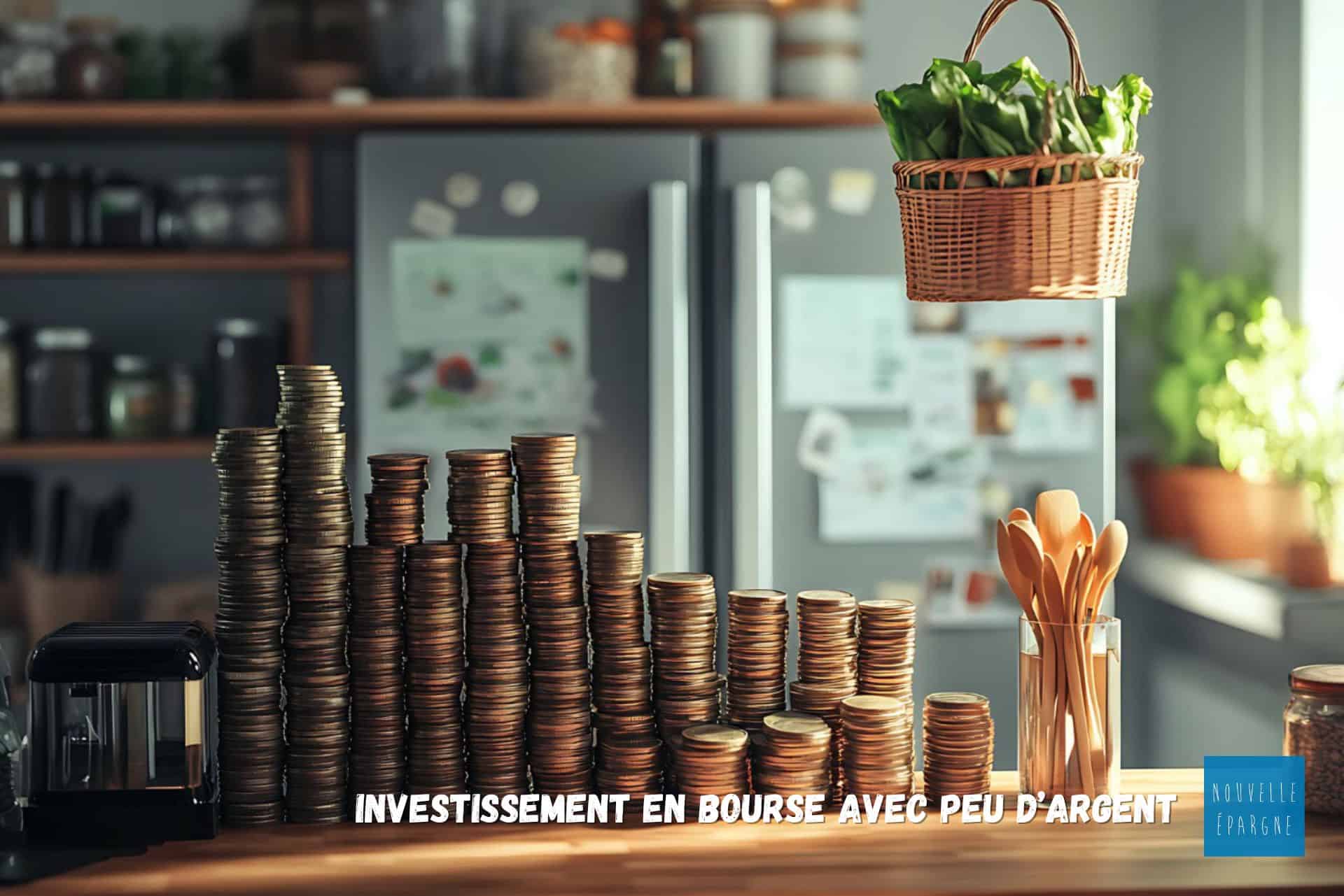 investissement en bourse avec peu d’argent