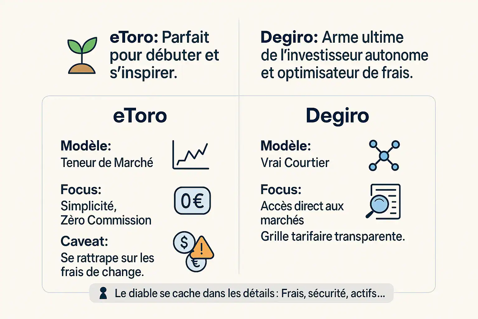 Comparaison eToro vs Degiro