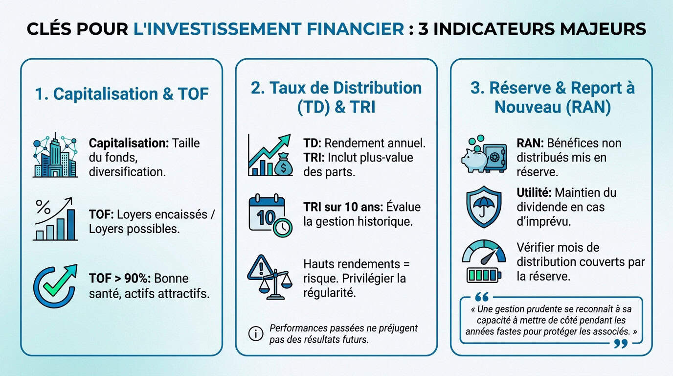 Indicateurs financiers pour choisir sa première SCPI