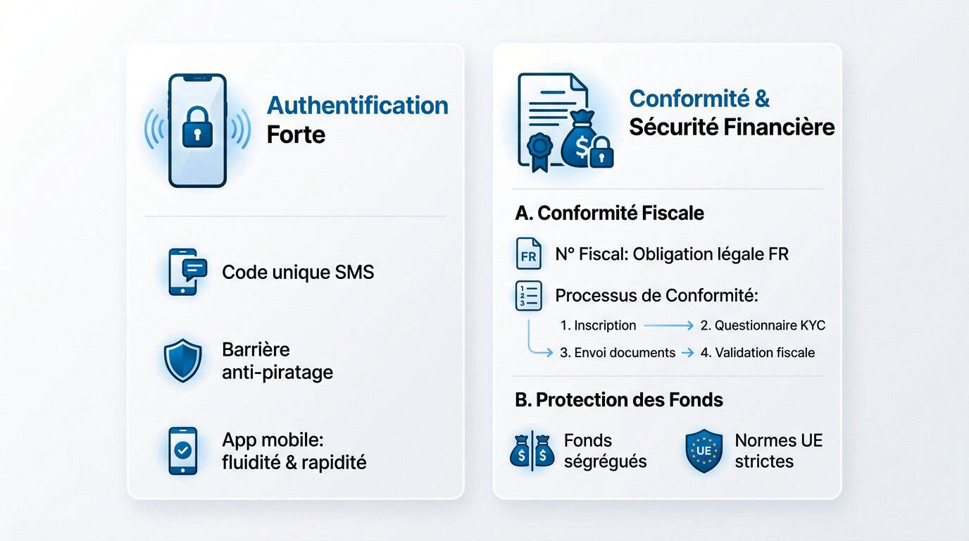 Authentification forte et conformité financière pour sécuriser son compte eToro