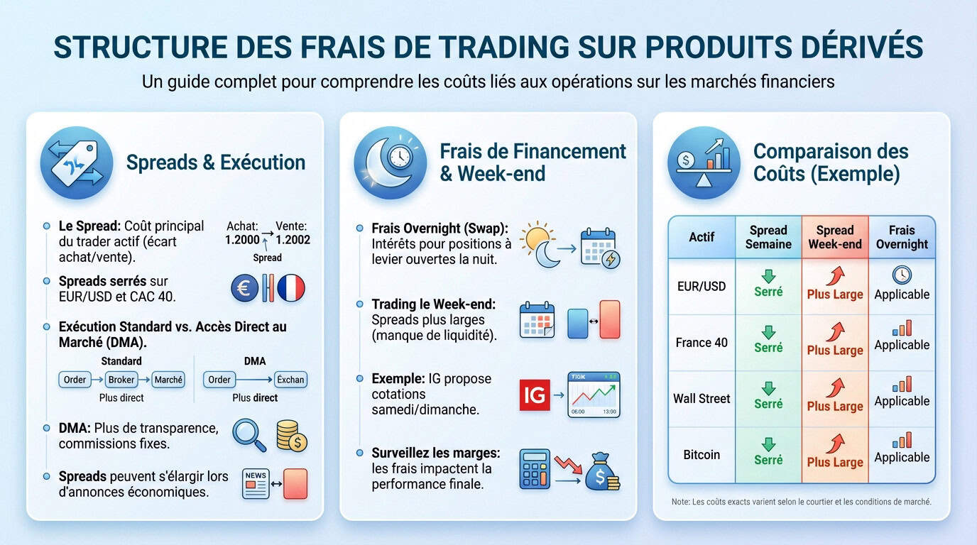 Analyse des frais de trading IG