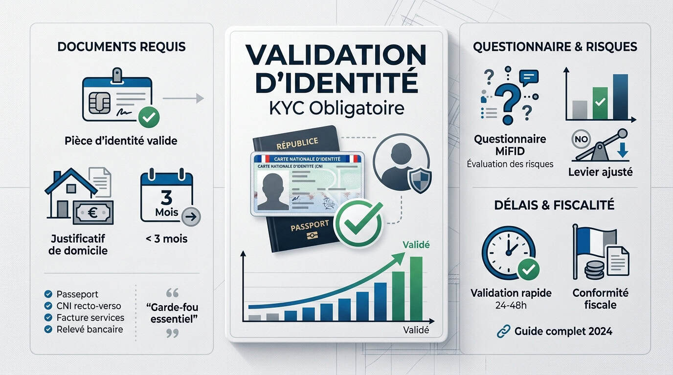 Documents requis pour la vérification d'identité et conformité fiscale en France