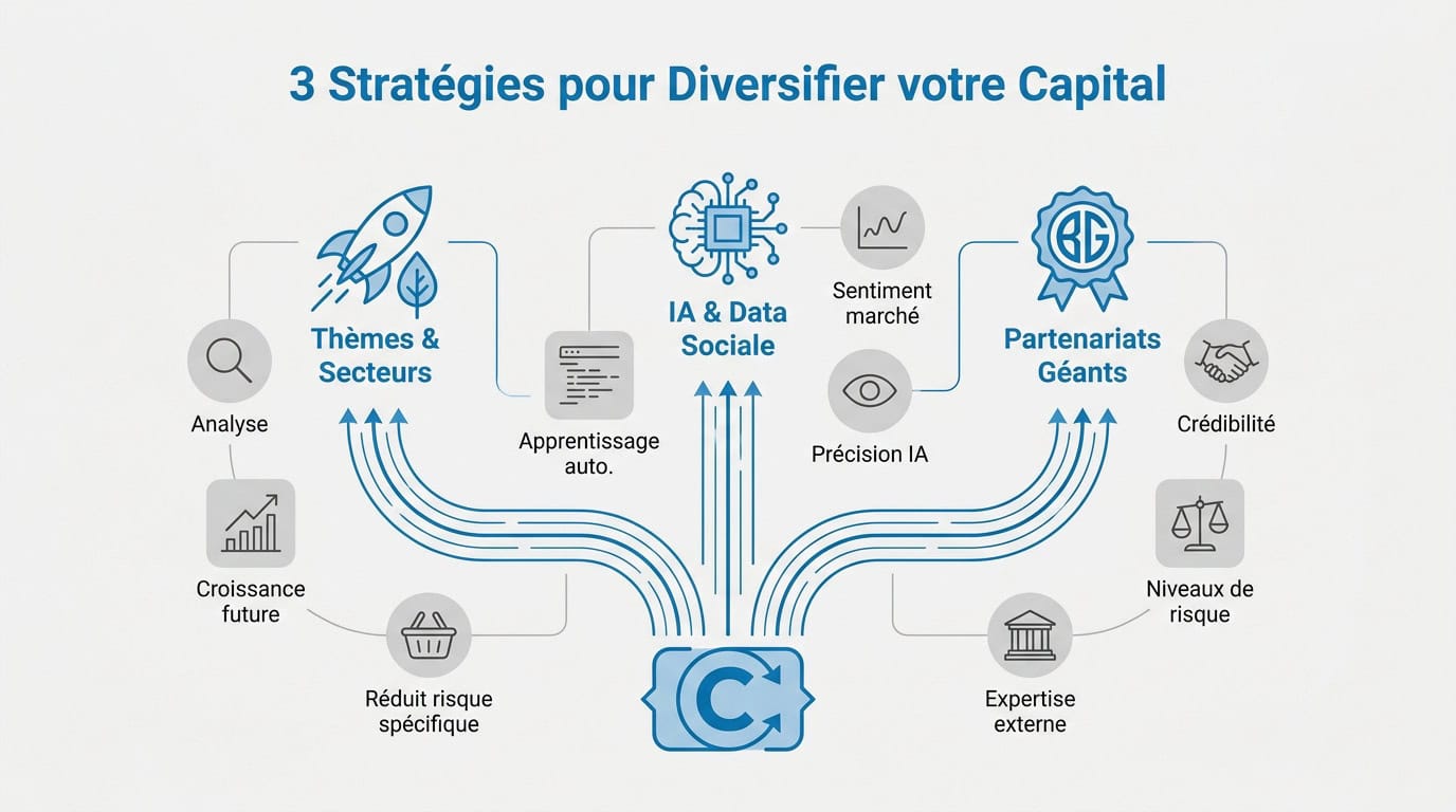 stratégies de diversification avec les portefeuilles thématiques eToro