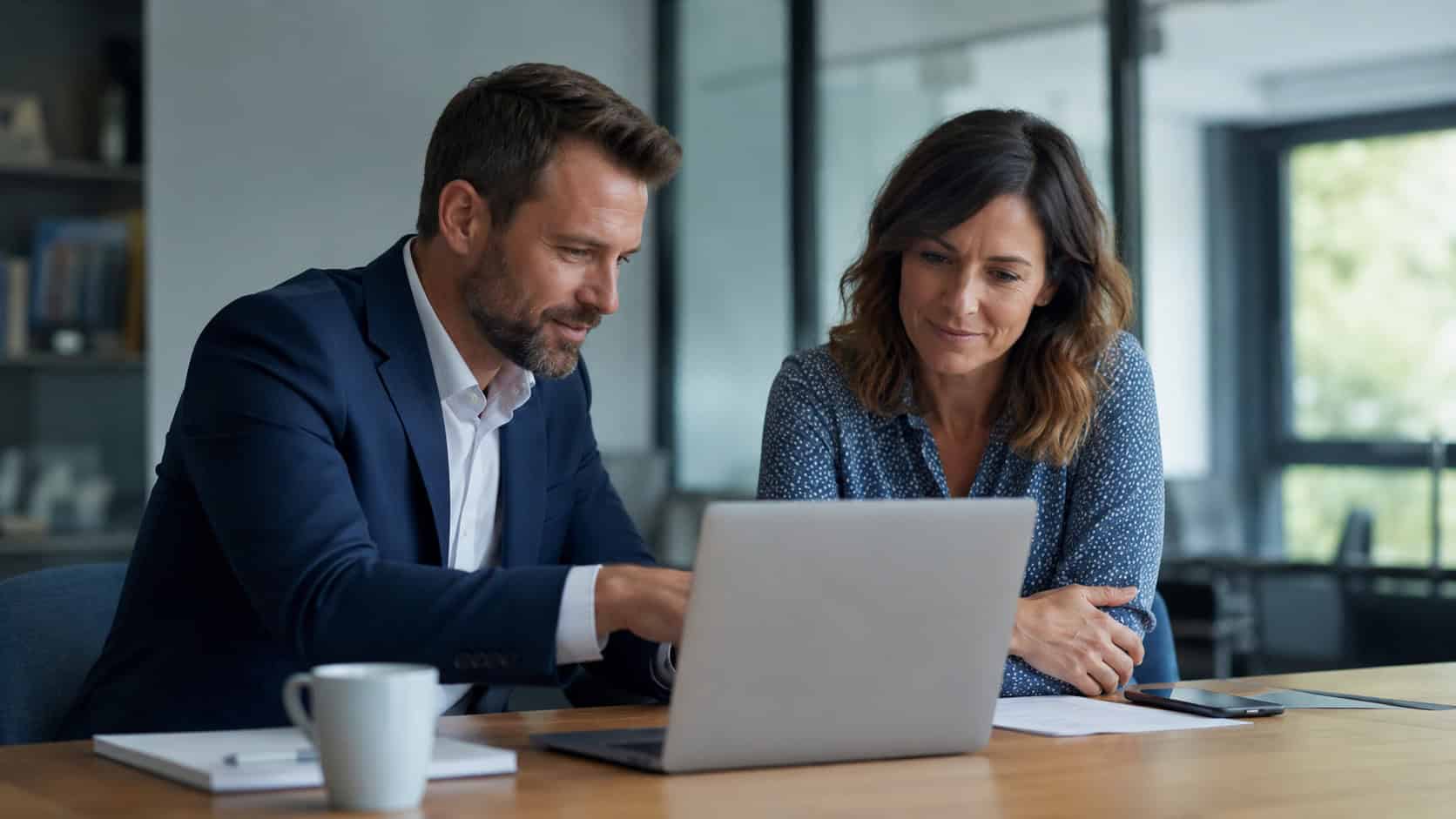 Expert-comptable et dirigeant comparant les plateformes agréées de facturation