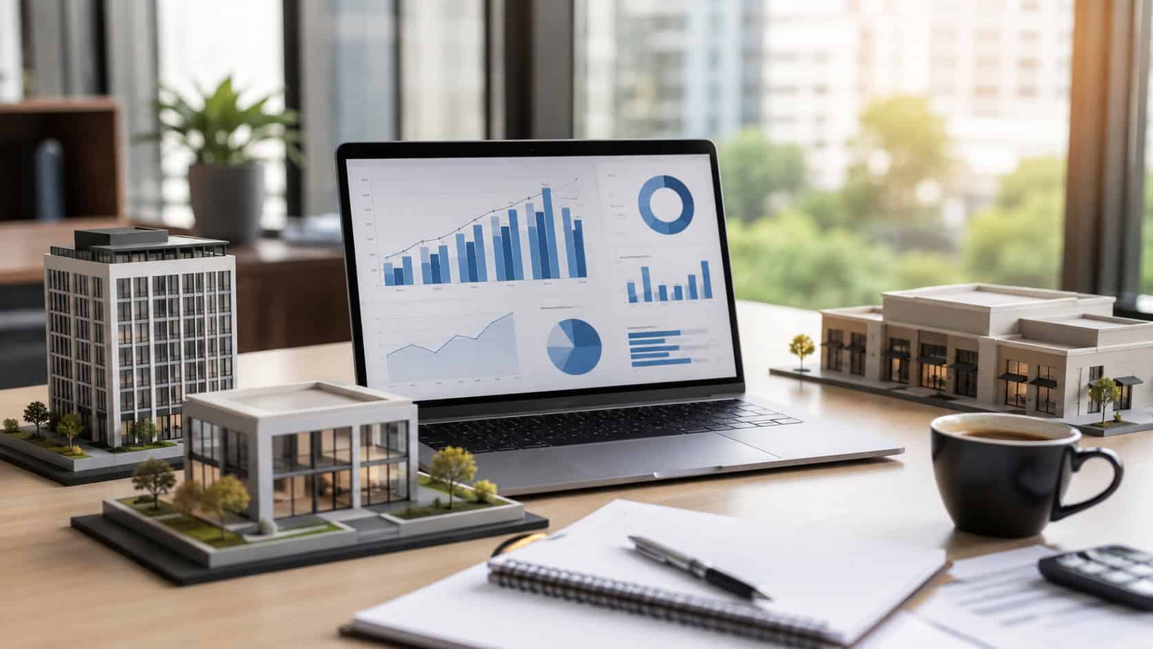 Espace de travail immobilier moderne Espace de travail immobilier moderne
