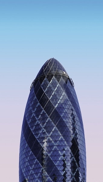 Photo de la banque Axe Gherkin à Londres