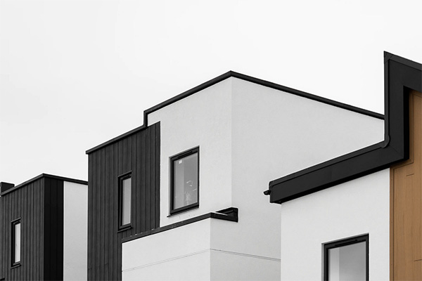 Photo d'une architecture geometrique