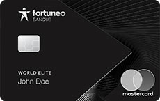 Image carte bancaire Mastercard World Elite Fortuneo