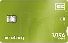 Carte bancaire visa classique Monabanq