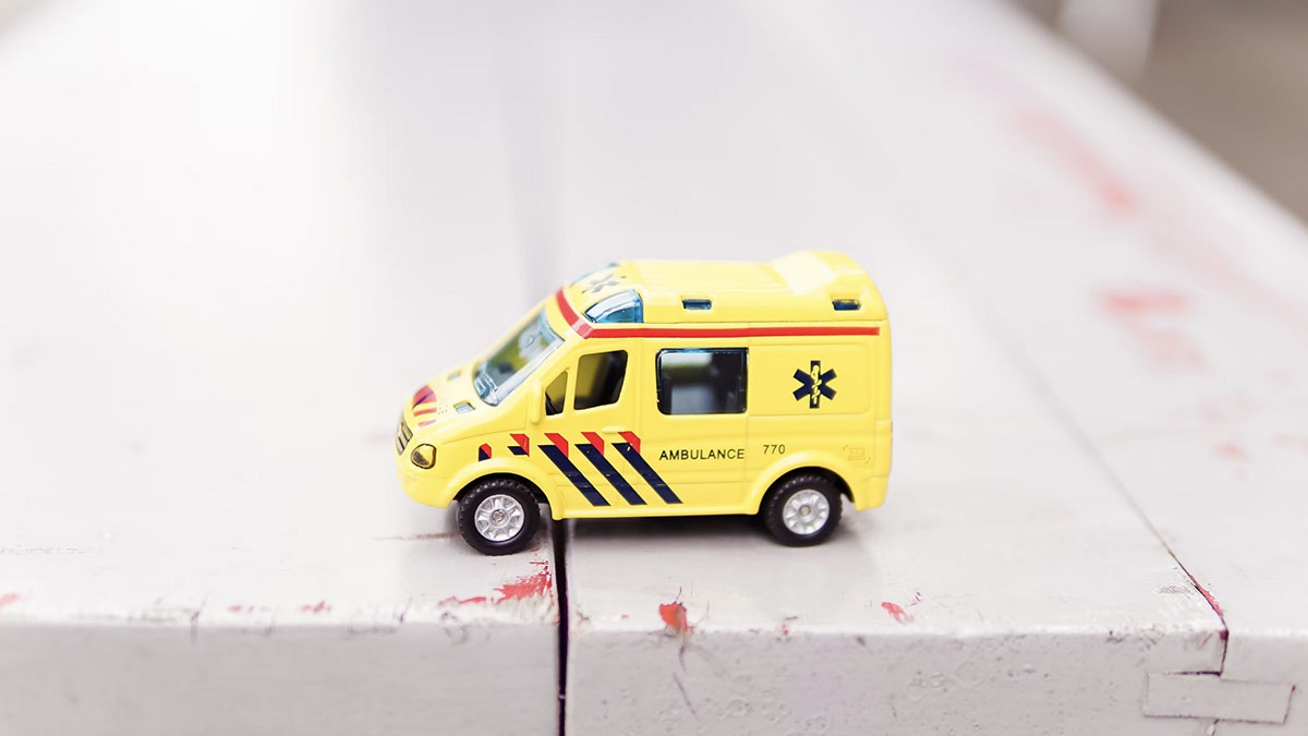 Photo d'un jouet ambulance