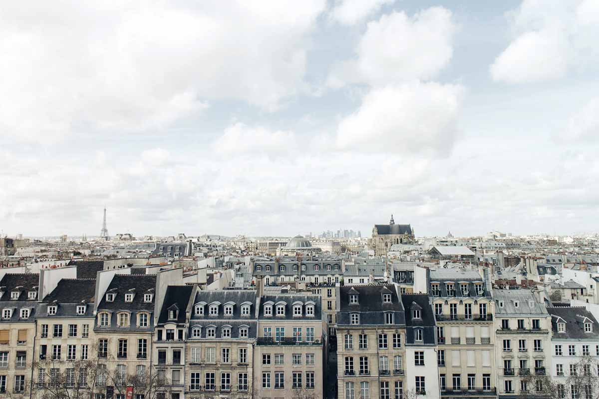 Photo des maisons dans paris