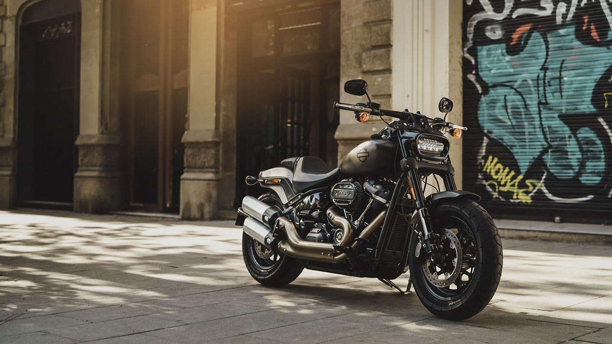 Photo d'une harley modern