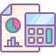 picto coloré assistant administratif calculette