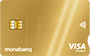 Carte bancaire visa premier Monabanq taille mini